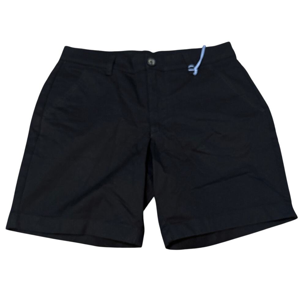 Chubbies The Dark N Stormies Shorts Mens 30 Black 7" Flat Front Twill NWT